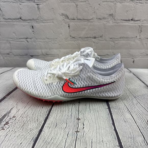 Size 9.5 Nike Zoom Mamba 5 Track Shoes White Ombre Cleats AJ1697-100 Men’s New - Picture 3 of 13